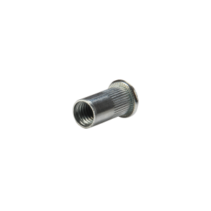Клепальная гайка M8/0,5-3 с плоской головкой рифленая D11 А2